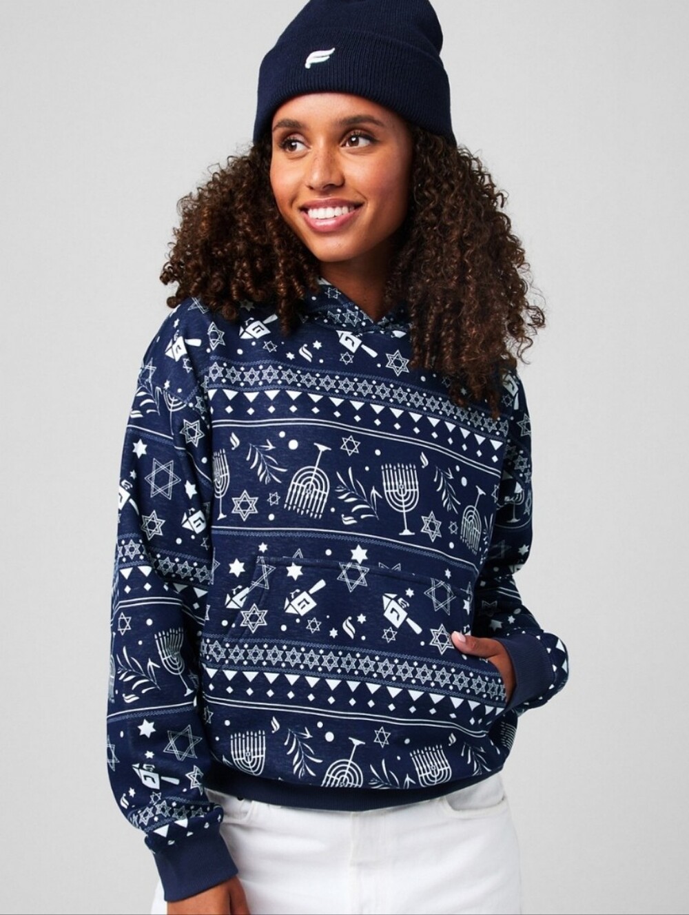 Fabletics Holiday Pattern Hoodie